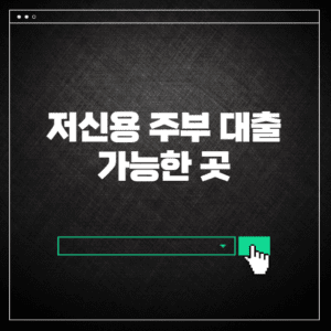 저신용 주부대출