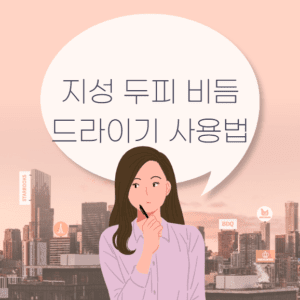 지성 두피 비듬 드라이기