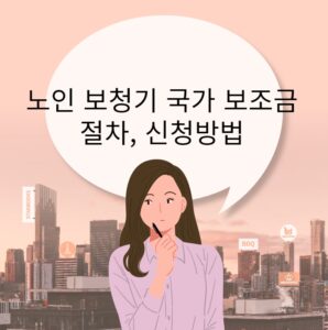 노인 보청기 국가 보조금