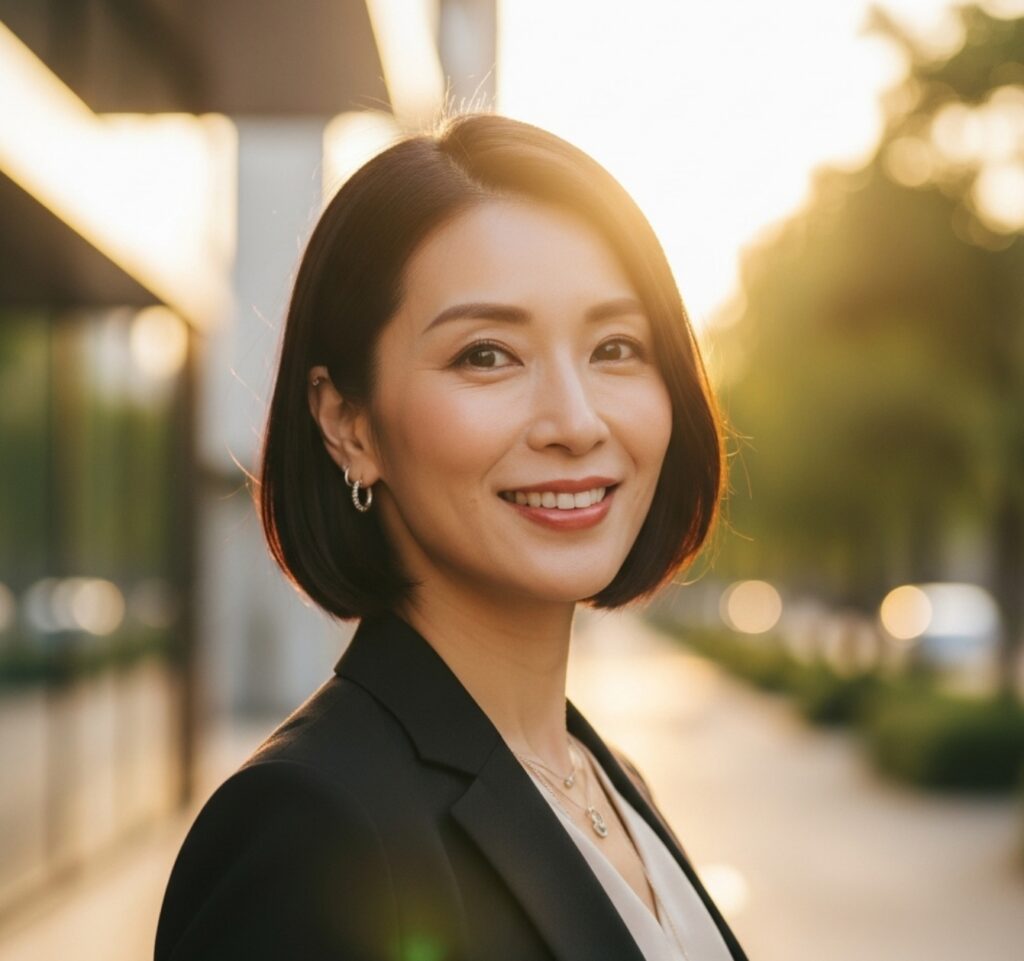 우아함과 세련미를 동시에 40대 헤어스타일 추천