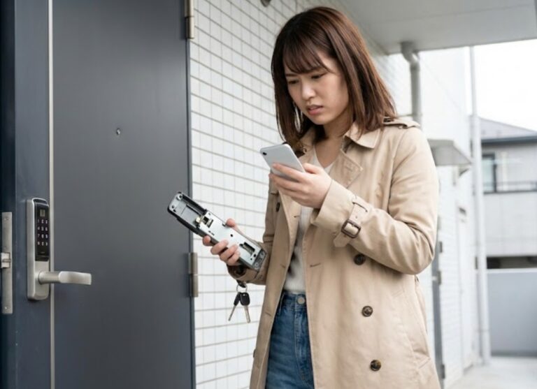 도어락 방전됐을 때 9V 건전지로 파손 없이 여는 법